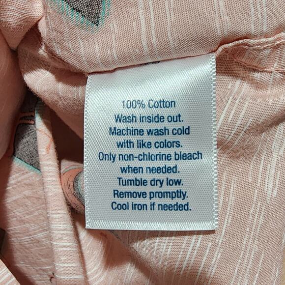 Urban Pipeline Pink Flamingo Graphic Button Ultimate Shirt XL - Picture 5 of 7